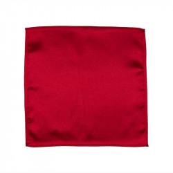 Einstecktuch Uni Satin Polyester: rot