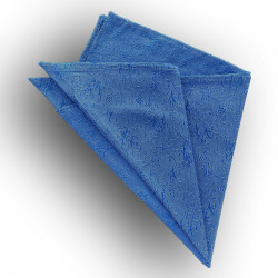 pocket square sky blue silk