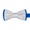 Lower part: royal blue | Top part: white | Knot: white