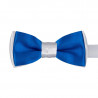 Lower part: white | Top part: royal blue | Knot: white